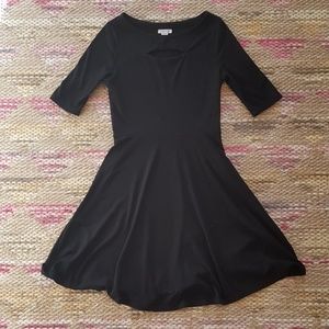 Xhilaration keyhole black dress